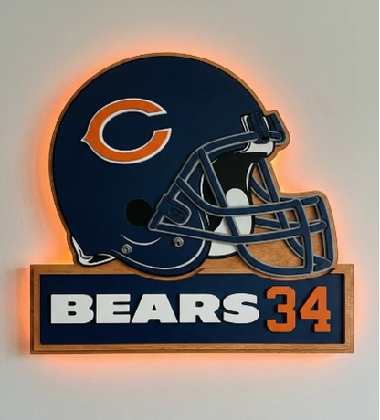 Janelle Crafted Lamps - Handmade Football Lamps